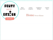 Tablet Screenshot of poutywebdesign.com